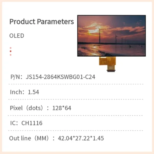 1.54-Inch OLED Display Module