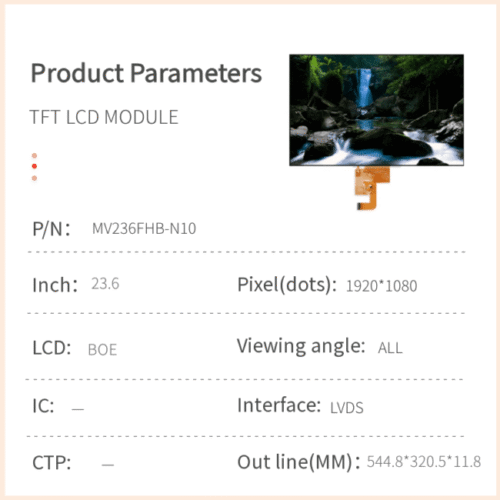 23.6-inch TFT LCD Module