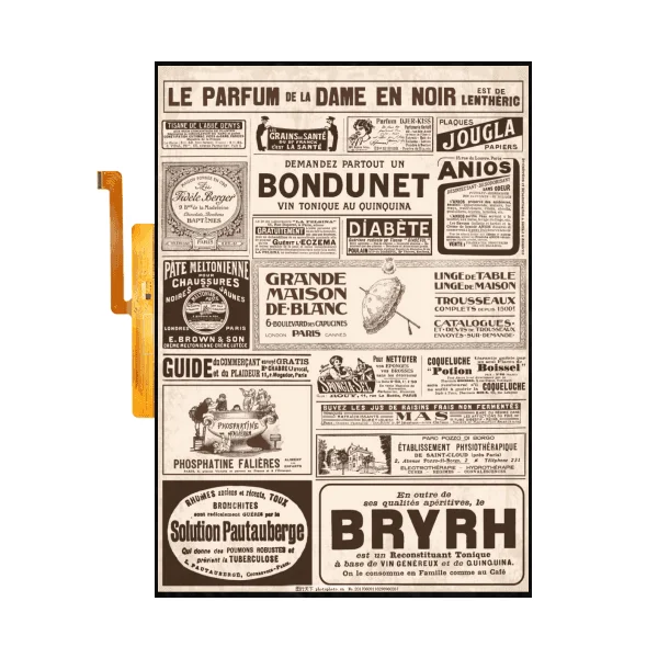 2.9-inch Vertical E-Paper Display