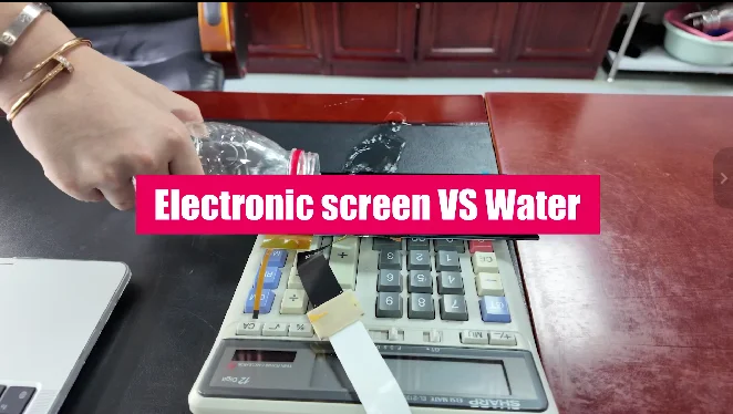 Waterproofing test of LCD display module