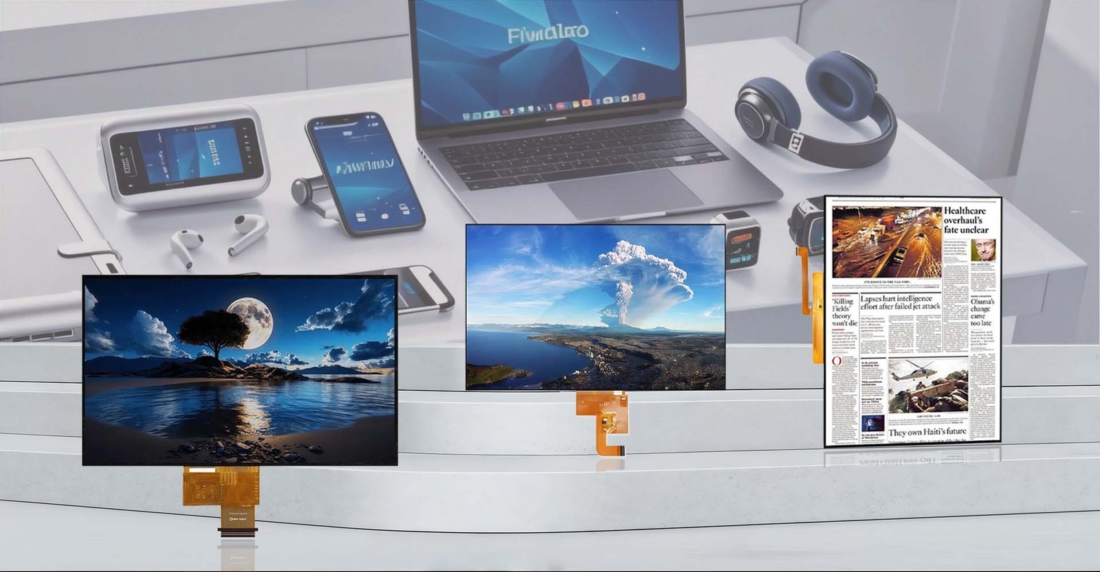 Unterhaltungselektronik Display-Lösungen