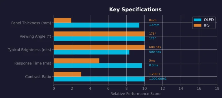 Key Specifications Comparison