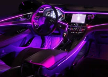 Car interior ambient lighting