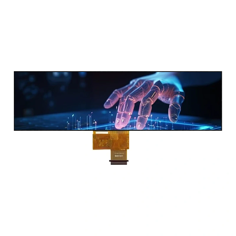 3.9 inch Bar-Type TFT LCD Module - 480x128 RGB24 Interface